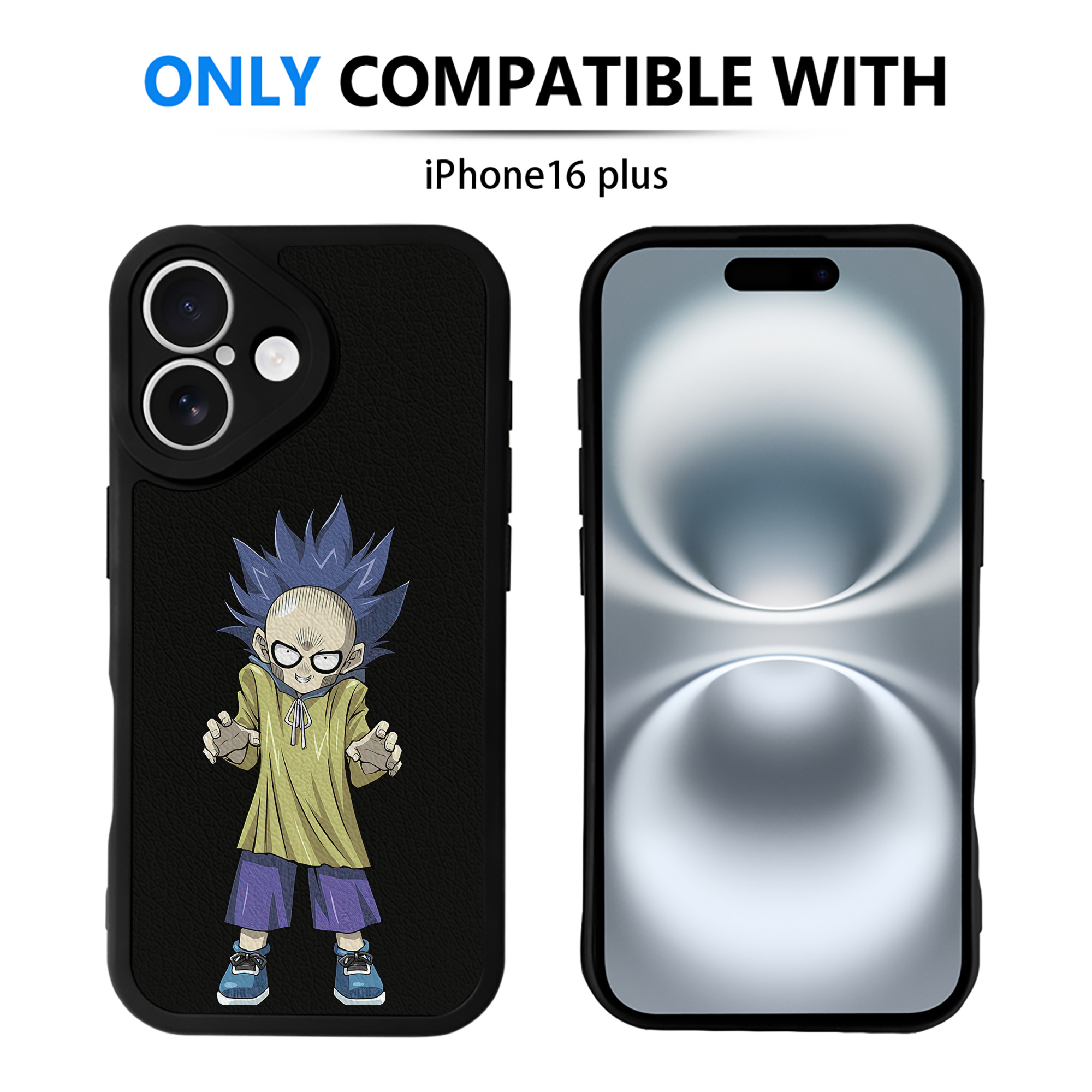 （画像用） 遊☆戯☆王 Yu-Gi-Oh! 【iPhone 16シリーズ対応】シリコンスマホケース（レザー調） 材質：シリコン